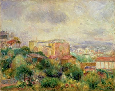 Vista desde Montmartre de Pierre Auguste Renoir